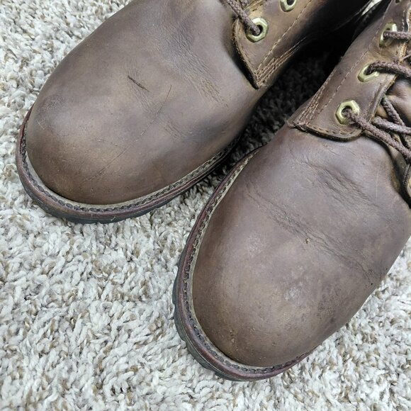 Chippewa L.L.Bean Katahdin Iron Works Brown Leather Boots Men’s 12 D USA - Picture 7 of 15